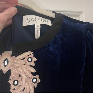 Camille Bow Saloni Midi Dress